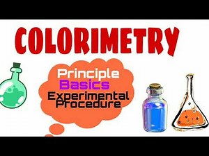 Introduction to Colorimetry | Verify Lambert-Beer Law | Experimental procedure