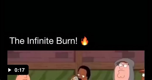 Peter Griffin's infinite burn is undefeated - Video