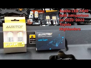 Auxito LED 7440 Bulb review & Install for 2020-2024 Toyota Highlanders (Lasfit bulb comparison)