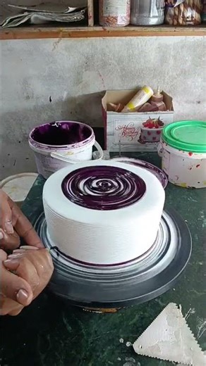 Blueberry Cake Disgen ! #ytshort #cake #newshort