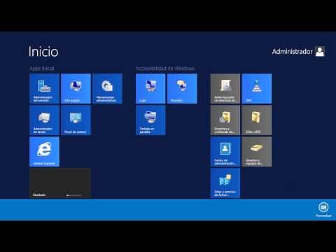 Windows Server 2012 R2 - Pantalla de inicio (Start Screen)