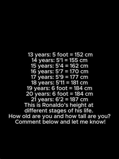 How Old Are You and How Tall Are You?