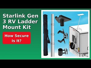 REVIEW (2026): Starlink Gen 3 RV Ladder Mount Kit. ESSENTIAL details.
