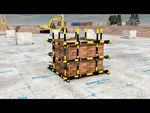Installation Instruction Animation for Seismic Isolators(Rubber bearing)