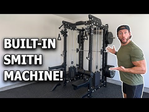 First Vesta ULTIMATE Rack Review | BUILT-IN Smith Machine! | Illuminati Iron