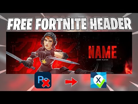 How To Make A FREE Fortnite Header In Pixlr (Takes 2 Minutes💥 )