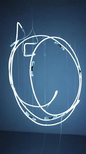 light installation from diodes vertical video