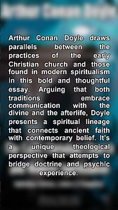 The Early Christian Church and Modern Spiritualism Arthur Conan Doyle 9780577860948