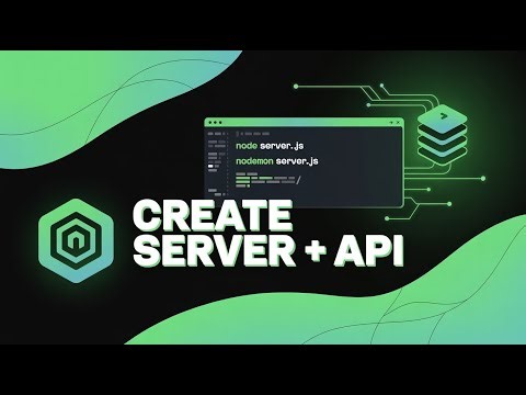 🔥Create Server & API in Node.js