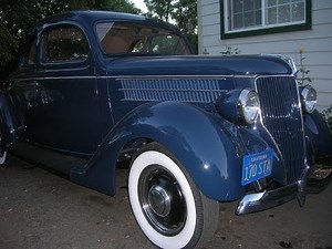 1936 Ford Business Coupe Walk around and road test