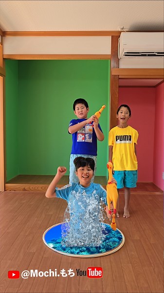 What happens when you jump into the ocean with a chicken?