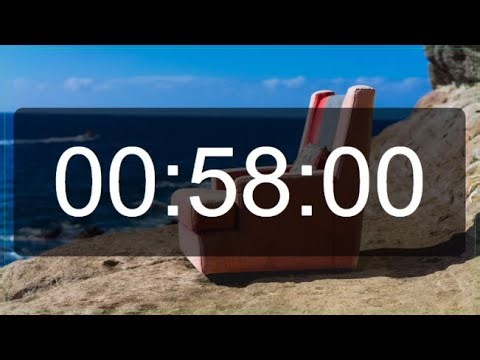 58-Minute Digital Silent Alarm Clock Timer