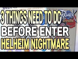 Ragnarok Origin Helheim Guide and tips Helheim Hard for dps HHH 라그나로크 오리진