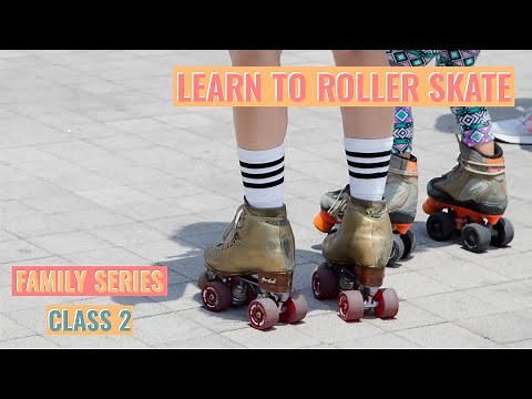 How to Roller Skate for Beginners! Learn to balance on one foot, shoot the duck, and T Stop!