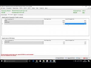 Learn How to Prepare & Upload Summary Return GSTR-3B. Live Demo by Webtel.