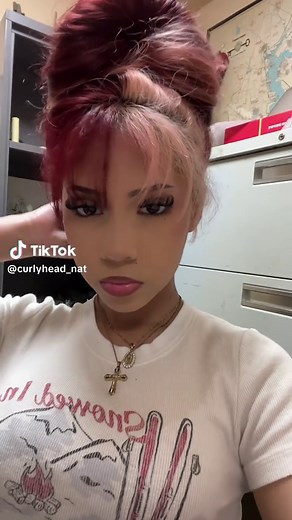 Red and Blonde Hair Inspo: Curly Red with Blonde Highlights