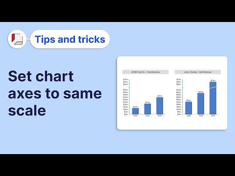 Set Two Chart Axes to the Same Scale in Think-Cell