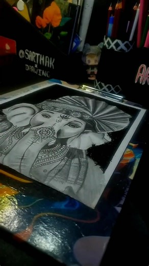 🎨 First Time Using Charcoal Sticks 😱🔥 | Beginner Drawing Experience