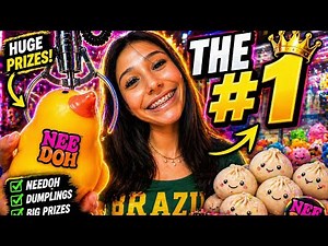 INSANE CLAW MACHINE WINS!! 😱 #1 NeeDoh & Dumpling Jackpot!