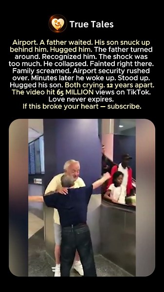 Father Fainted Seeing Son After 12 Years ✈️💔