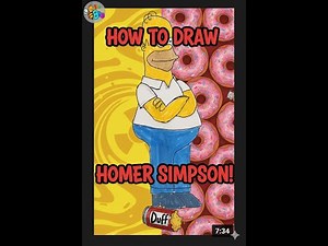 How to Draw Homer Simpson The Simpsons