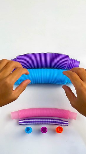 Creating POP-TUBE #diy #creative #satisfying #toys #oddasmr #poptubesound | Fanee 2