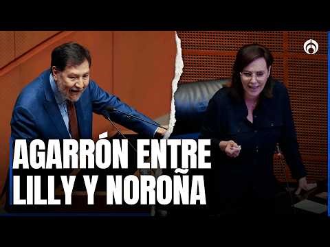 “Changoleón!”: This is how the fight between Lilly Tellez and Noroña in the Senate went