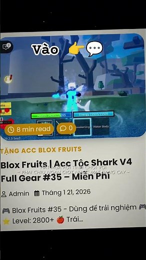 Tặng acc blox fruits miễn phí 2026 #roblox #bloxfurit