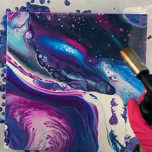 295K views · 265 reactions | KY True Feel was added to the acrylic paint mix for cells. | Fluid Art Studios | Facebook