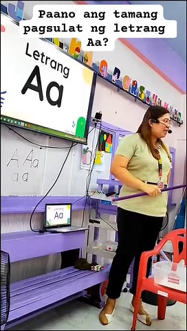 Paano ang tamang pagsulat ng letrang Aa? #kindergarten #kindergartenteacher | Teacher Carla