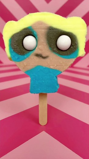 Melting Powerpuff Girls Ice Cream Mixing Cartoon