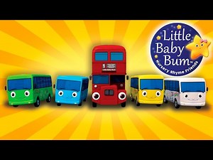 Little Baby Bum | Ten Little Buses - From Wheels On The Bus | Nursery Rhymes for Babies