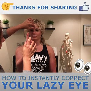32K views · 42 reactions | For an efficient and accurate visual system, the eye muscles must work in synchronicity. Here is a simple exercise that you can do to correct your lazy eye: 1-draw a line on your dominant index finger 2-proceed in clockwise circles for 30-45 secs 3-repeat 3 times a day Results in session! #gamechanger | Posturepro | Facebook