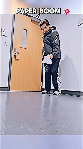 How to Make a Paper Boom! 💥 Easy Origami Trick #origami #lifehack