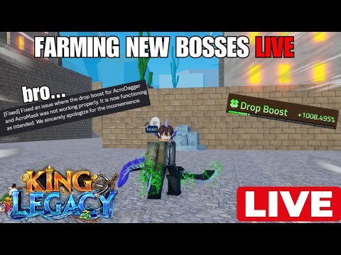 Farming new bosses | King Legacy
