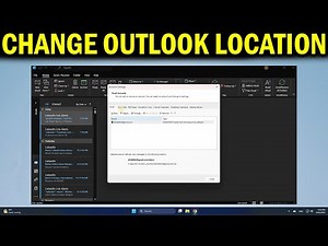 How To Change Outlook Data File Location to Another Folder