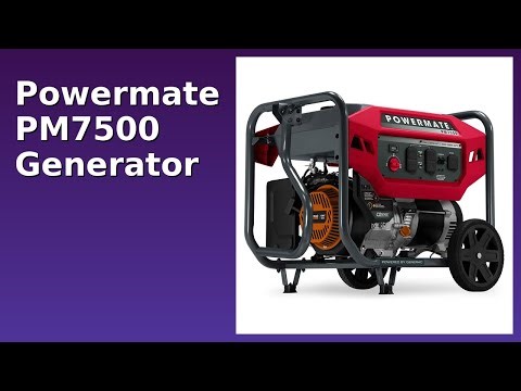 REVIEW (2025): Powermate PM7500 Generator. ESSENTIAL details.