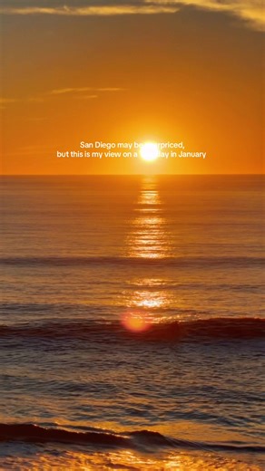 I’ll pay the sunshine tax any day to avoid temps under 55 degrees #sandiego #ocean #sunset