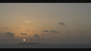 Sunrise in nature seen from afar - Free Stock Video