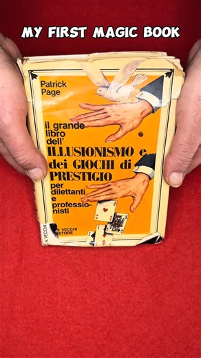 MY FIRST MAGIC BOOK 🪄 The book that changed my life! It was 1980 and it was on display in a bookstore window... It was love at first sight! #magic #foryou #tricks | The Mask Magician