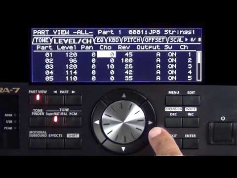 Roland Integra-7 - Part View Button Explanation Part 1