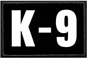 K-9 | Hook and Loop Attach for Hats, Jeans, Vest, Coat | 2x3 in | by Pull Patch