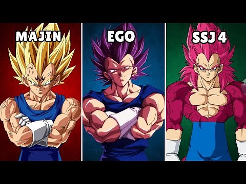 All Forms of Vegeta Throughout the Years Explained