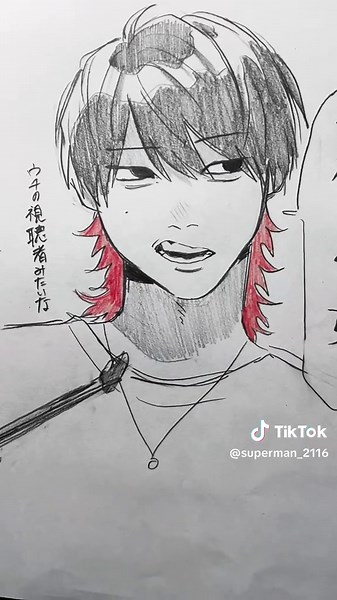 キヨのイラスト制作過程を描いた動画