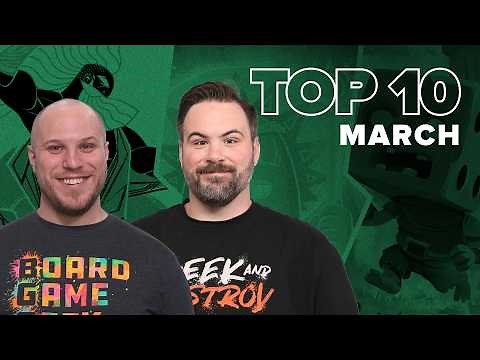 Top 10 Hottest Board Games: March 2026 - The Best of BGG
