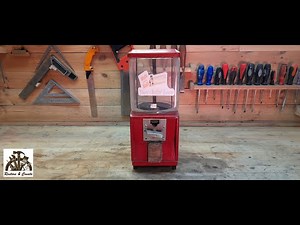 Vintage Gum Ball Machine-Vending Machine Restoration.