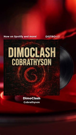 Dimoclash is now available on Spotify, Deezer, and many more! Link in bio! #cobrathyson #spotify