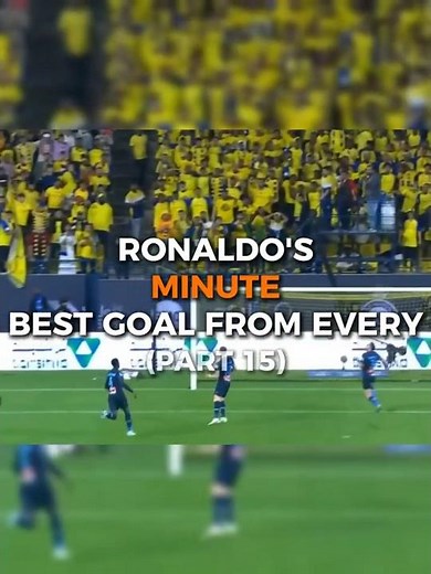 Ronaldo's best goals from every minute (Part 15)#shorts #football