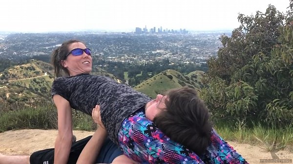 Outdoor Headscissor with Janira Wolfein L.A hills
