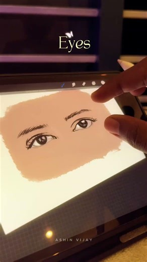 Eyes speed painting | digital painting | procreate art